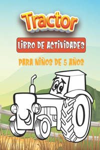 Tractor Libro de Actividades Para Niños De 5 años