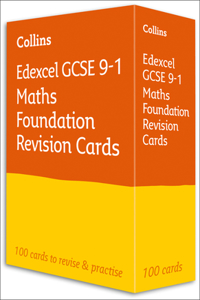 Collins GCSE 9-1 Revision - New Edexcel GCSE 9-1 Maths Foundation Revision Flashcards