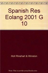 Spanish Res Eolang 2001 G 10