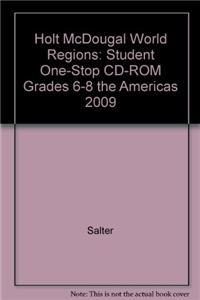 Holt McDougal World Regions: Student One-Stop CD-ROM Grades 6-8 the Americas 2009