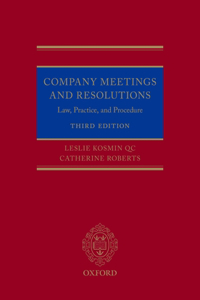 Company Meetings and Resolutions