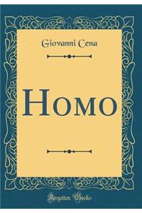 Homo (Classic Reprint)