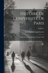 Histoire De L'université De Paris