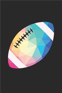 Low Poly Football Notebook - Football Training Journal - Gift for Football Player - Football Diary
