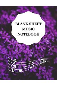 Blank Sheet Music Notebook