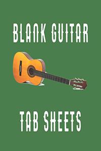 Blank Guitar Tab Sheets