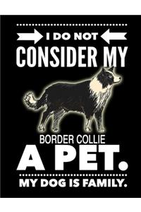 I Do Not Consider My Border Collie A Pet.