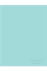 Powder Blue Sea Notebook