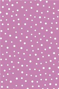 Trendy Polka Dots Design Notebook