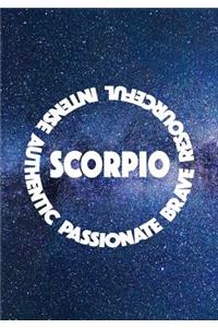 Scorpio Authentic Passionate Brave Resourceful Intense