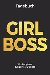 GIRL BOSS Tagebuch Ein Wochenplaner Juli 2019 - Juni 2020