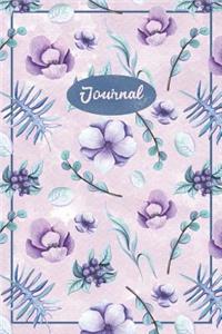 Watercolor Floral Journal