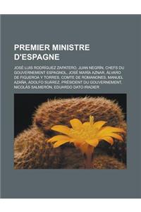 Premier Ministre D'Espagne