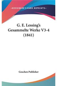 G. E. Lessing's Gesammelte Werke V3-4 (1841)
