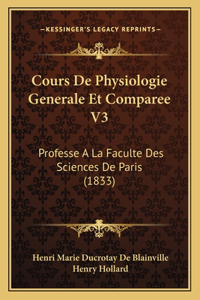 Cours De Physiologie Generale Et Comparee V3
