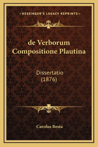 de Verborum Compositione Plautina