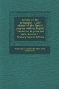 Service of the Synagogue