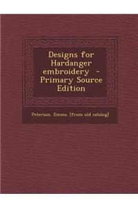 Designs for Hardanger Embroidery