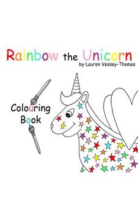 Rainbow the Unicorn Colouring Book
