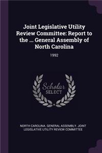 Joint Legislative Utility Review Committee