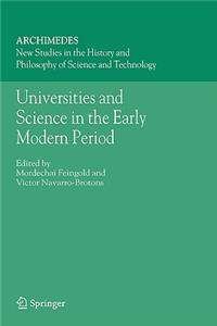 Universities and Science in the Early Modern Period