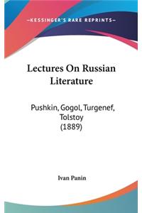 Lectures On Russian Literature