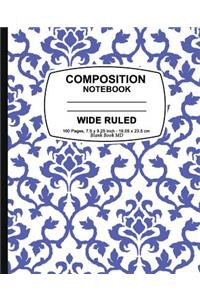 Wide Ruled Composition Notebook