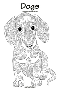 Dogs Coloring Book for Grown-Ups 1 & 2