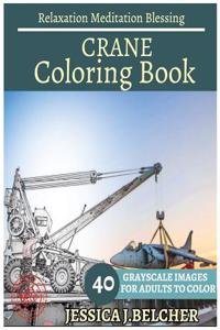 Crane Coloring Book for Adults Relaxation Meditation Blessing