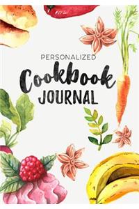 Cookbook Journal Personalized
