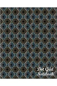 Dot Grid Notebook Hexagon Design
