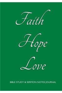 Bible Study and Sermon Notes Journal