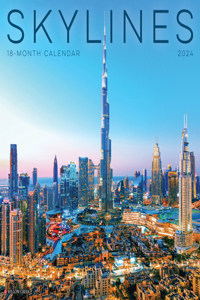 Skylines 2024 12 X 12 Wall Calendar