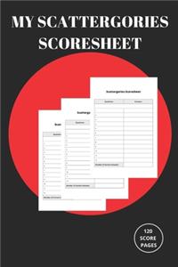 MY Scattergories Score sheet