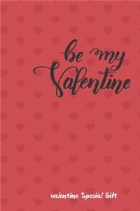 Be my valentine notebook The Couples Journal Special Gift