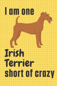 I am one Irish Terrier short of crazy