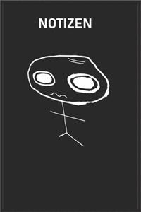 Notizen A5, 50 Seiten, kariert