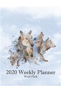 2020 Weekly Planner Wolf Pack