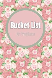 Bucket List für Freundinnen