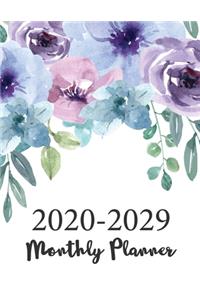 2020 - 2029 Ten Year Monthly Planner