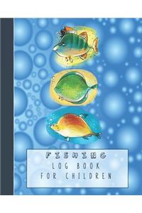 Fishing log book for children