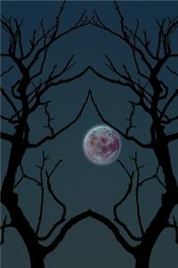 2020 Weekly Planner Creepy Moonlight Tree Silhouette Halloween 134 Pages