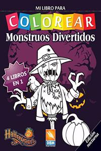 Monstruos Divertidos - 4 libros en 1 - Edición nocturna
