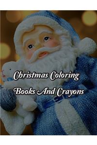 Christmas Coloring Books And Crayons