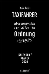 Kalender 2020 für Taxifahrer