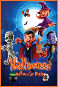 Halloween Malbuch Für Kinder