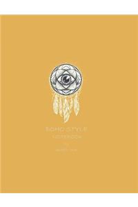 Boho style notebook