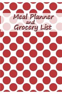 meal planner and grocery list