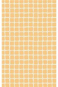 Pale Orange Net - Lined Notebook with Margins - 5x8