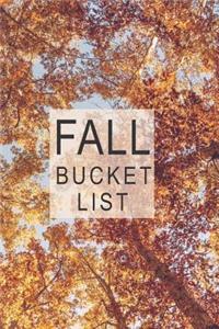 Fall Bucket List